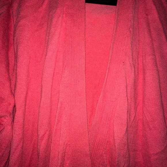 Croft & Barrow Long Cardigan – 3X, Coral Peach - Picture 3 of 6
